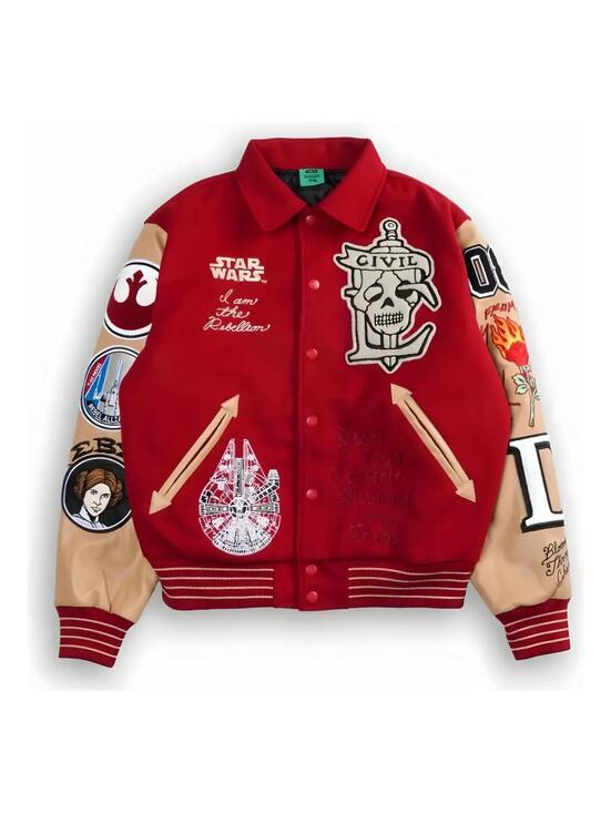 Civil Regime Other - Civil Regime x Star Wars Rebellion Letterman Jacket